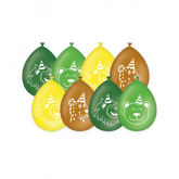 Ballonnen Wilde Dieren 30cm 8st